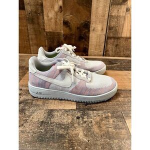 Nike Air Force 1 Flyknit Wolf Grey Youth 7 Womens 8